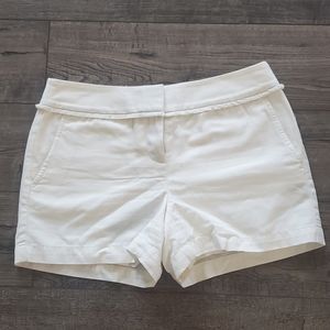 Loft white 4" shorts
